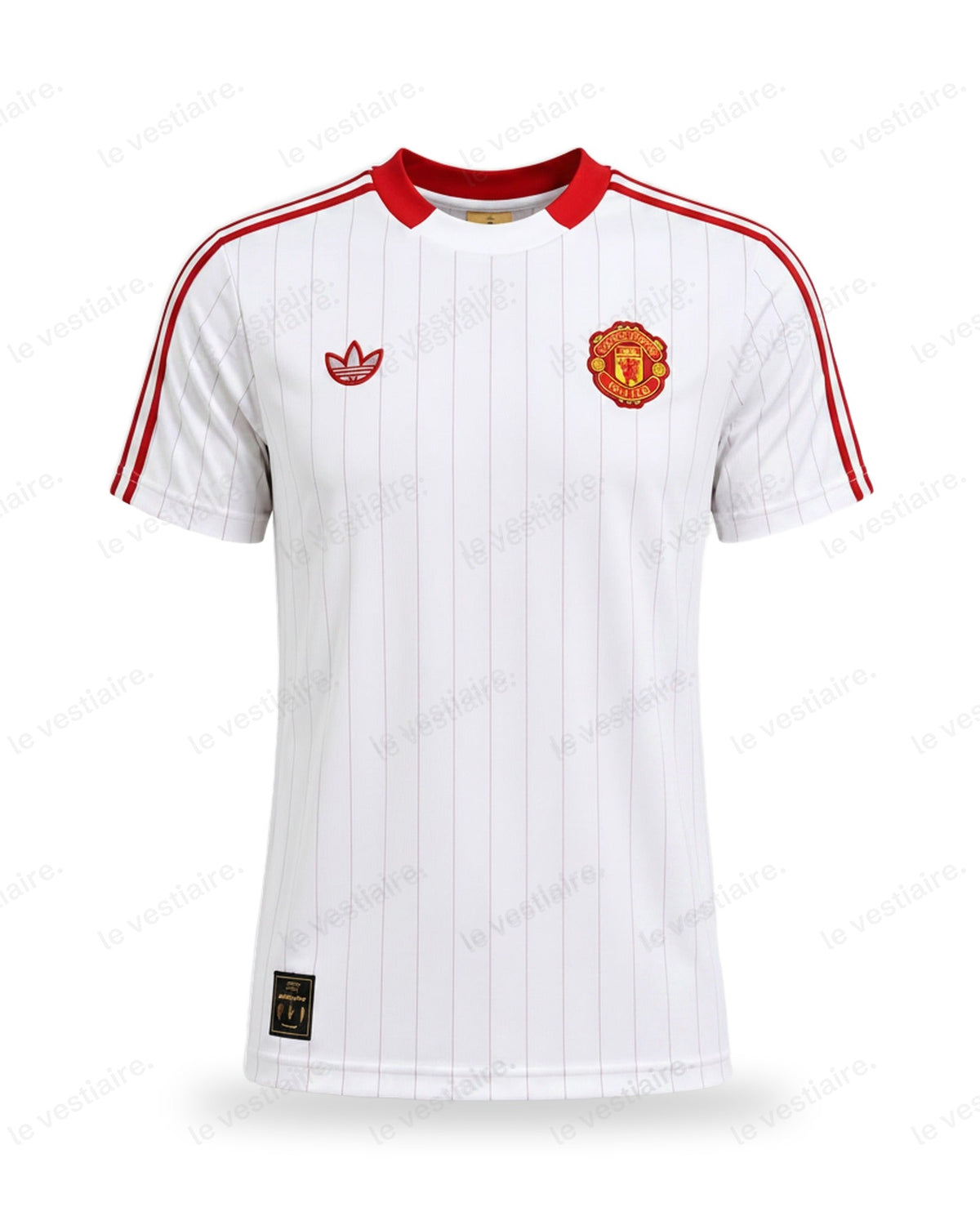 Manchester United - Maillot Terrace Icons Blanc & Rouge — Le Vestiaire