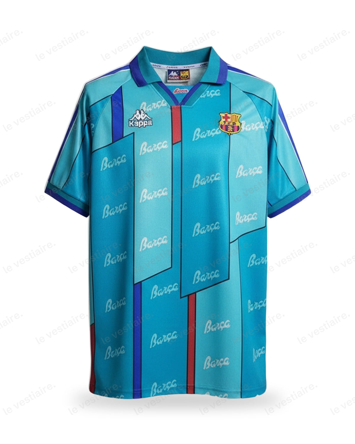 FC Barcelone - Maillot Rétro Extérieur 1995/97 — Le Vestiaire