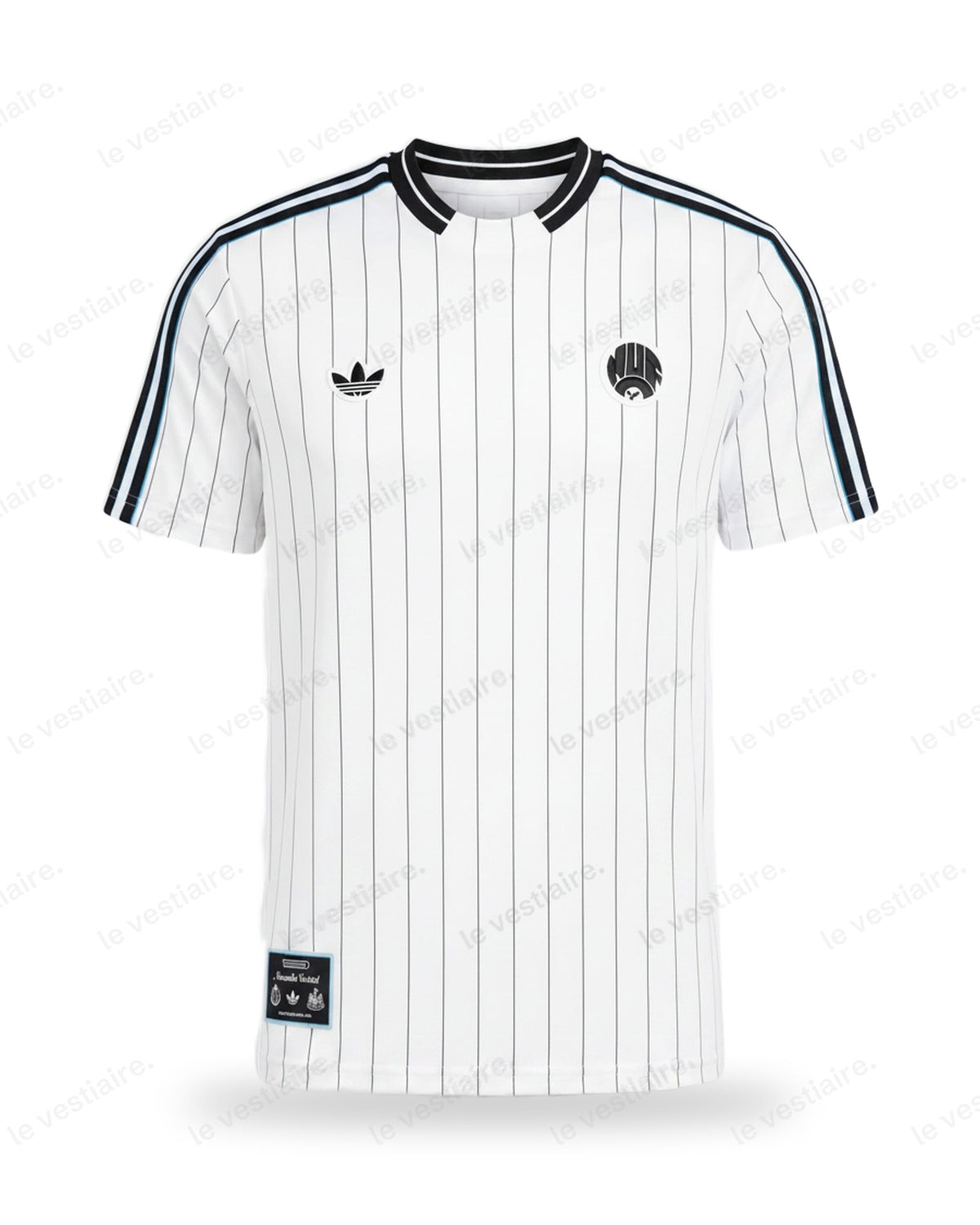 Newcastle United - Maillot Terrace Icons Blanc & Noir — Le Vestiaire