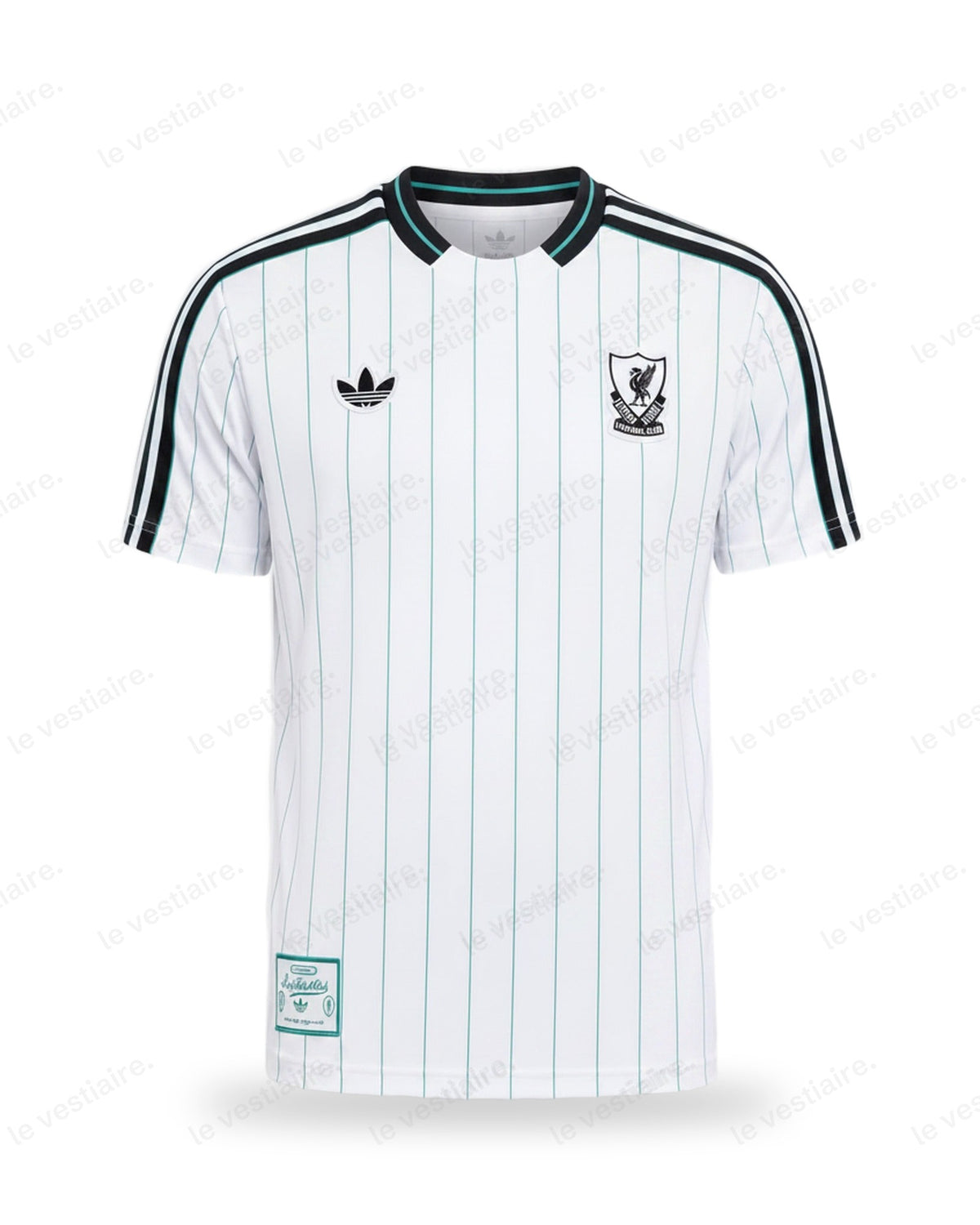 Liverpool FC - Maillot Terrace Icons Blanc & Vert — Le Vestiaire