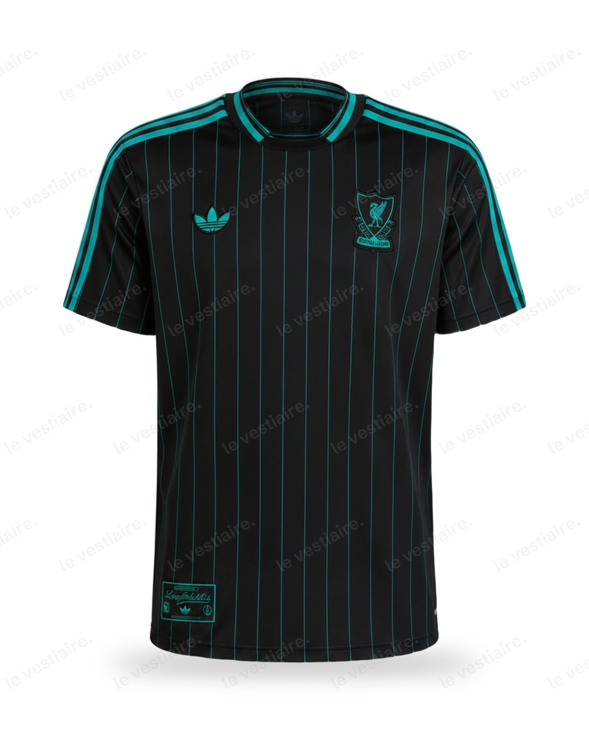 Liverpool FC - Maillot Terrace Icons Noir / Turquoise — Le Vestiaire