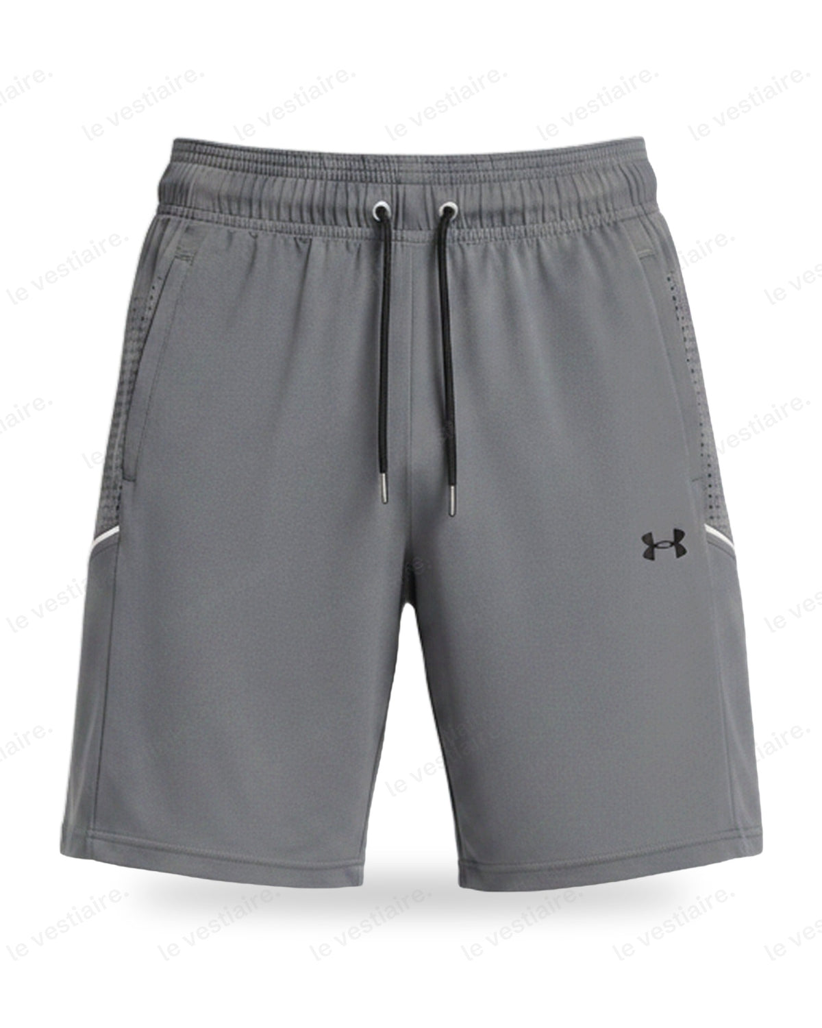 Short Sport Perforé - Gris Anthracite — Le Vestiaire