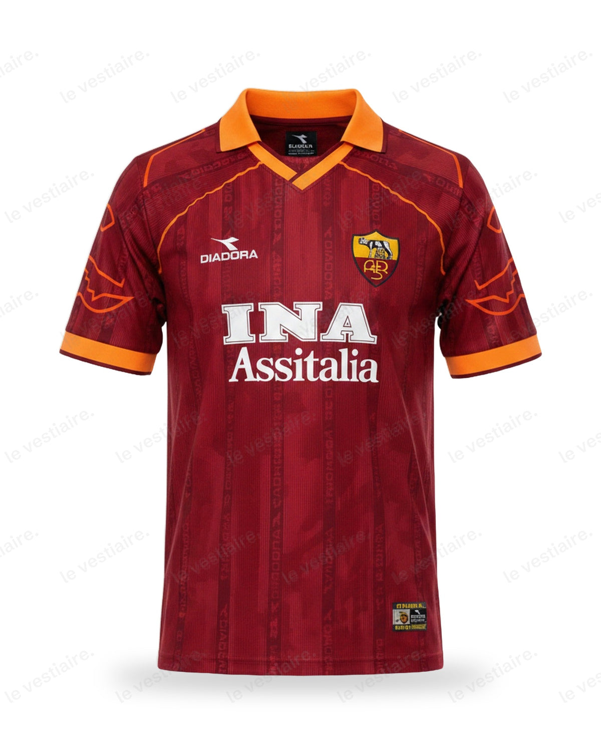 AS Roma - Maillot Domicile Rétro 1998/99 — Le Vestiaire