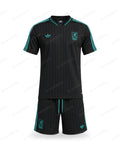 Liverpool FC - Ensemble Terrace Icons Noir & Turquoise (Maillot + Short) — Le Vestiaire