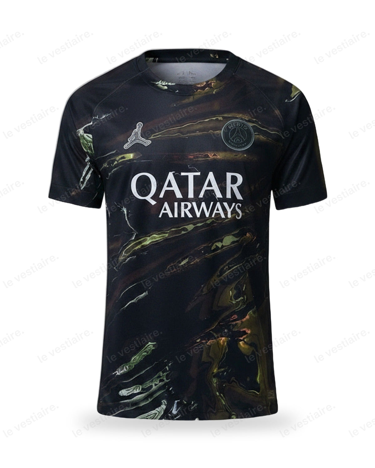Paris Saint-Germain - Haut Avant-Match Noir Marbré — Le Vestiaire