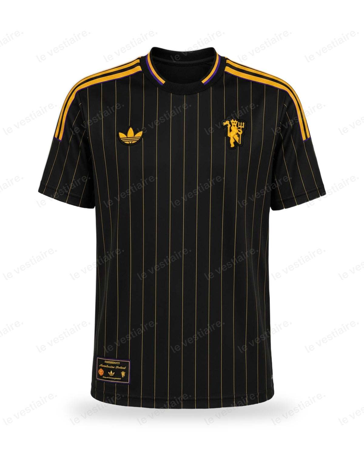 Manchester United - Maillot Terrace Icons Noir / Or — Le Vestiaire