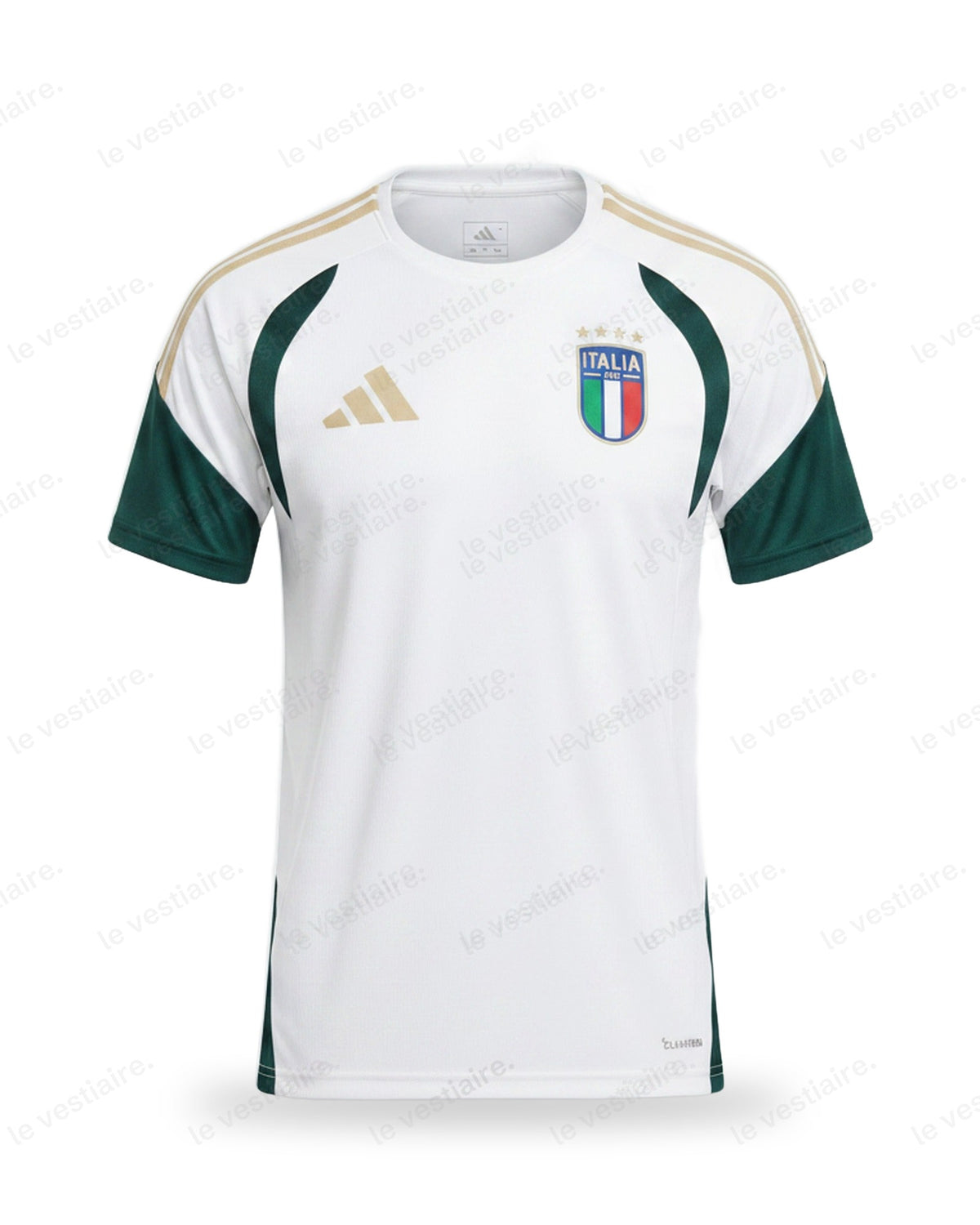 Italie - Maillot d'Entraînement Blanc & Vert — Le Vestiaire