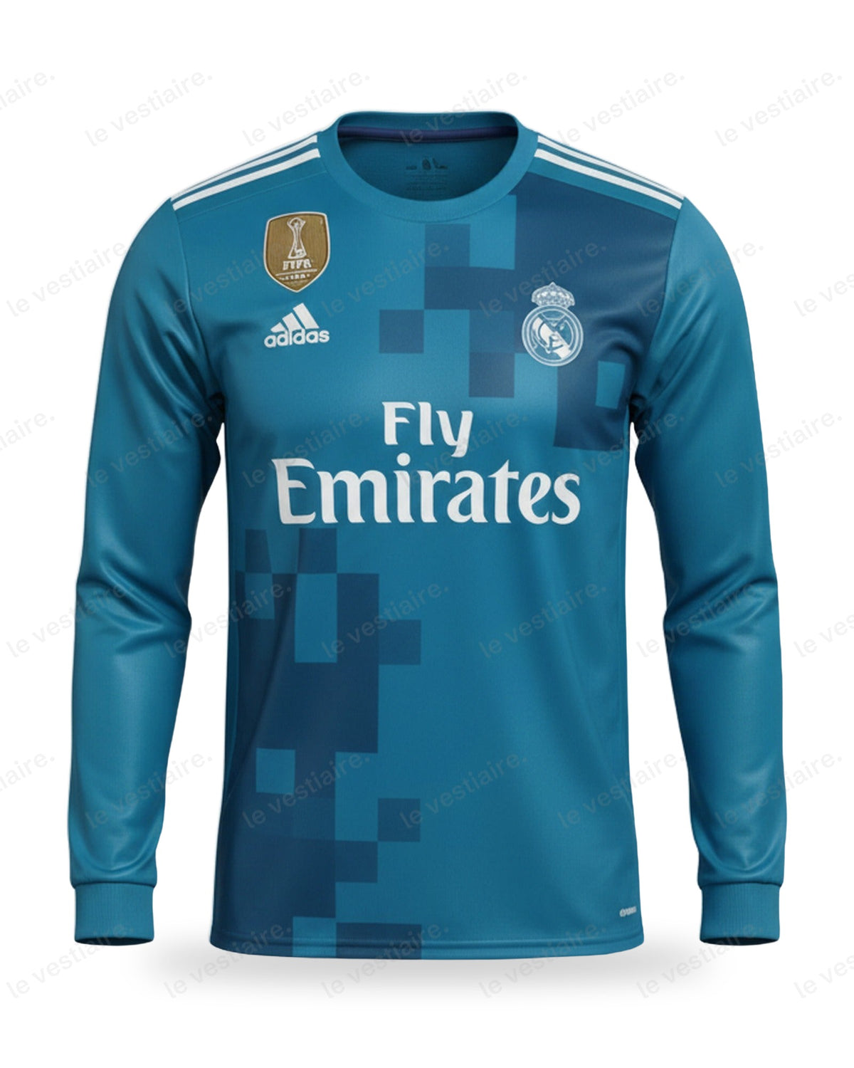 Real Madrid - Maillot Third Rétro 2017/18 Manches Longues — Le Vestiaire