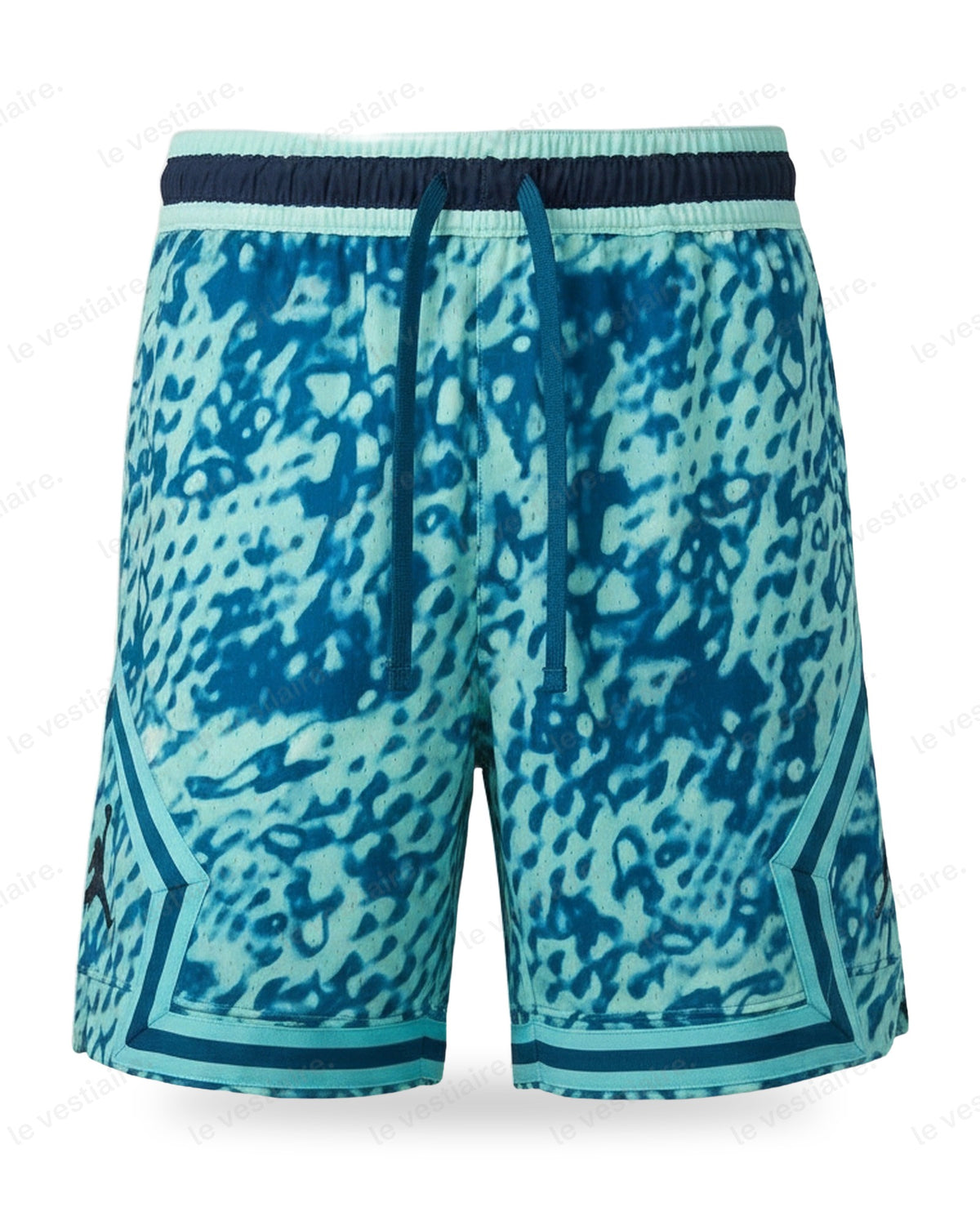 Short Jordan Diamond Léopard Turquoise — Le Vestiaire