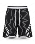 Short Jordan Diamond Éclairs Noir & Blanc — Le Vestiaire