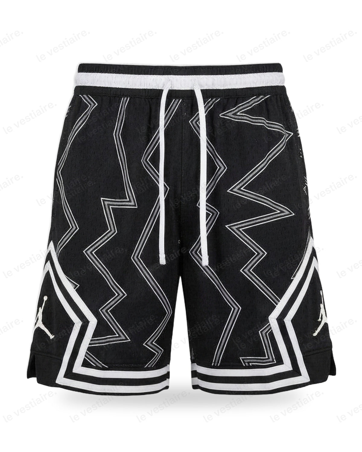 Short Jordan Diamond Éclairs Noir & Blanc — Le Vestiaire