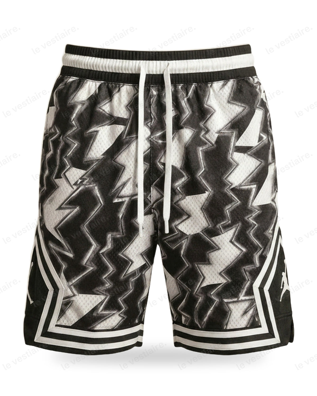 Short Jordan Diamond Camo Zigzag Gris — Le Vestiaire