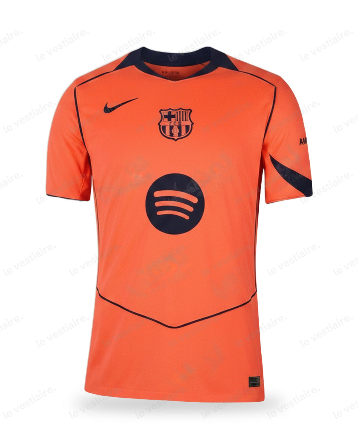 Maillot Troisième Barcelone 2025/26 Orange — Le Vestiaire