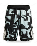 Short Jordan Diamond Camo Éclats Cyan & Noir — Le Vestiaire