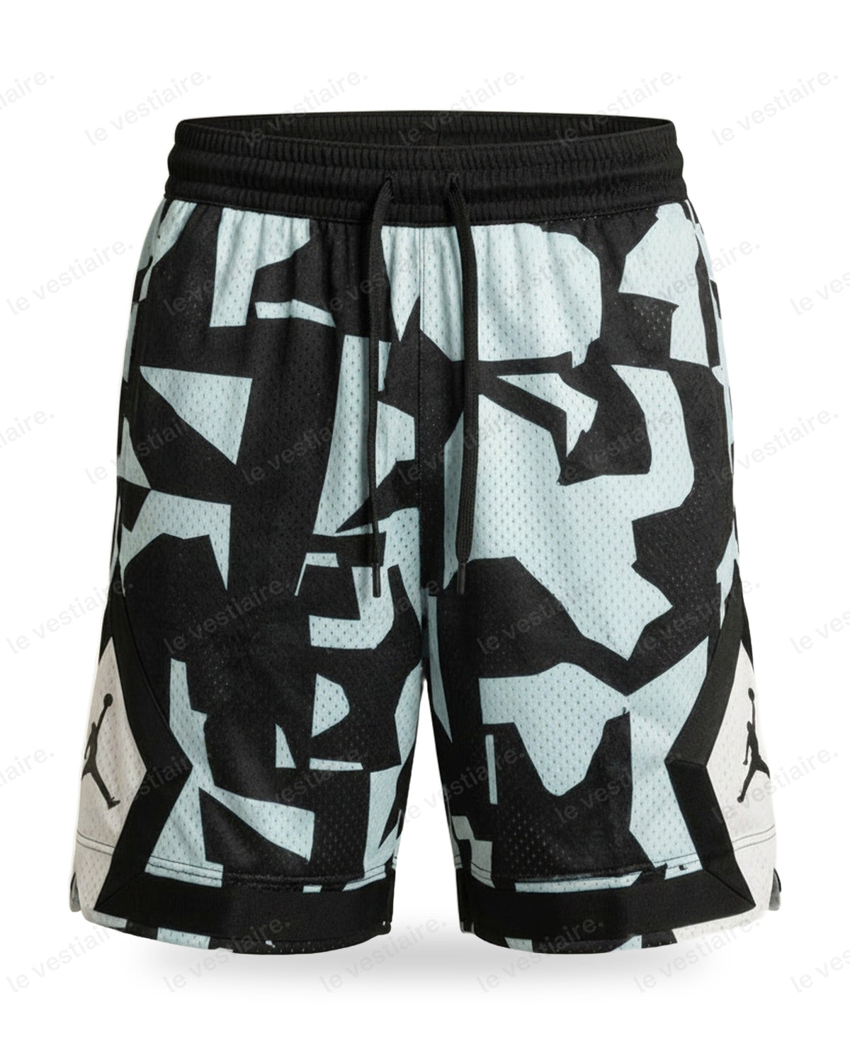Short Jordan Diamond Camo Éclats Cyan & Noir — Le Vestiaire