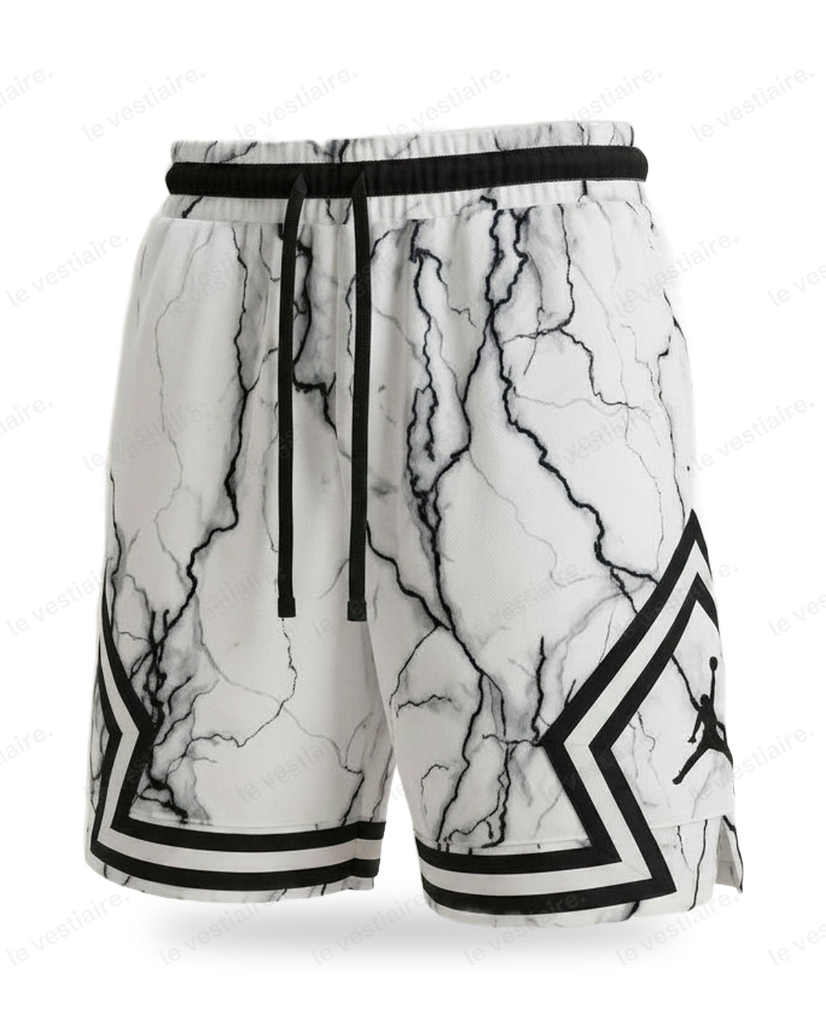 Short Jordan Diamond Éclairs Blanc — Le Vestiaire