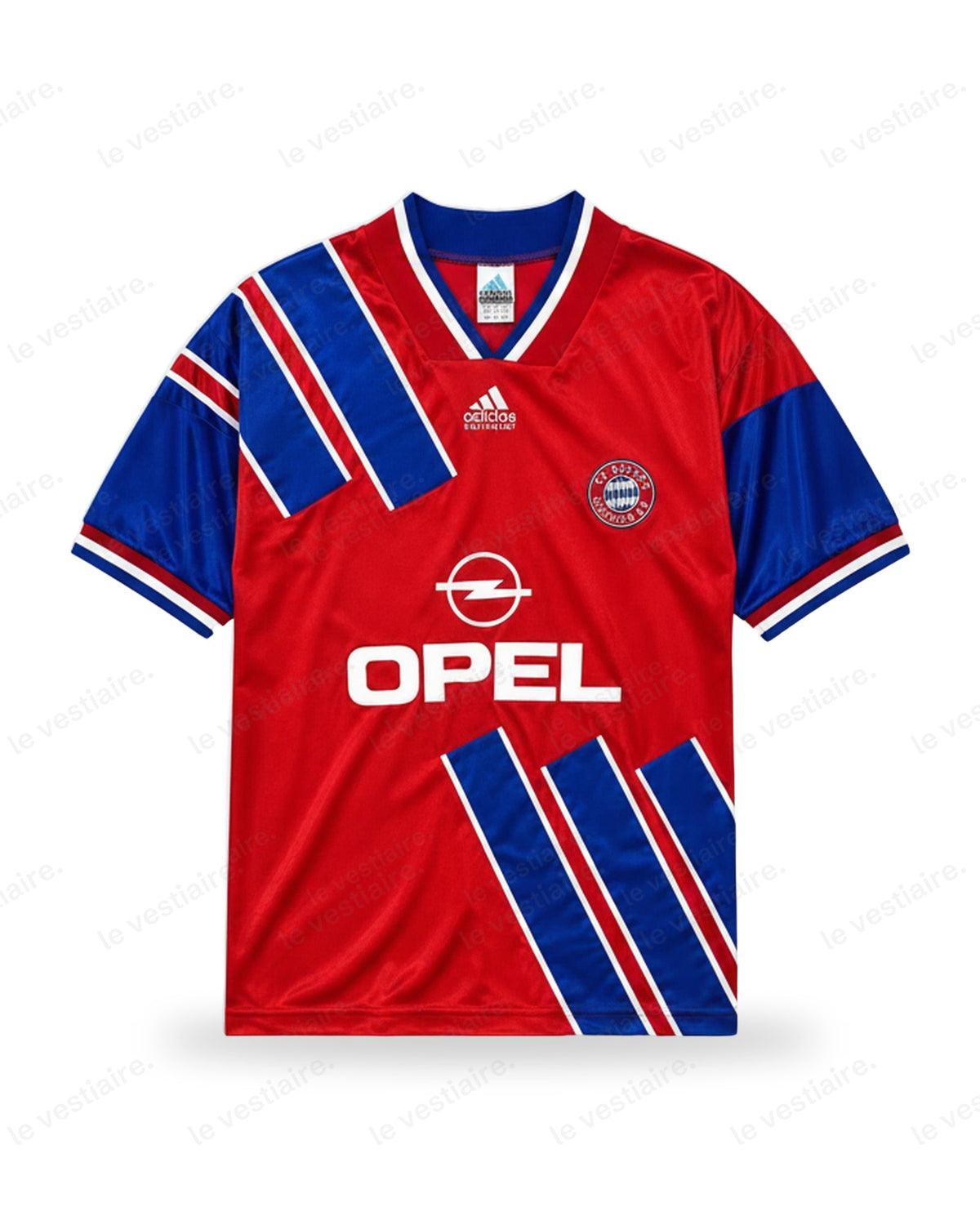 Bayern Munich - Maillot Rétro Domicile Rouge & Bleu 1993/95 — Le Vestiaire