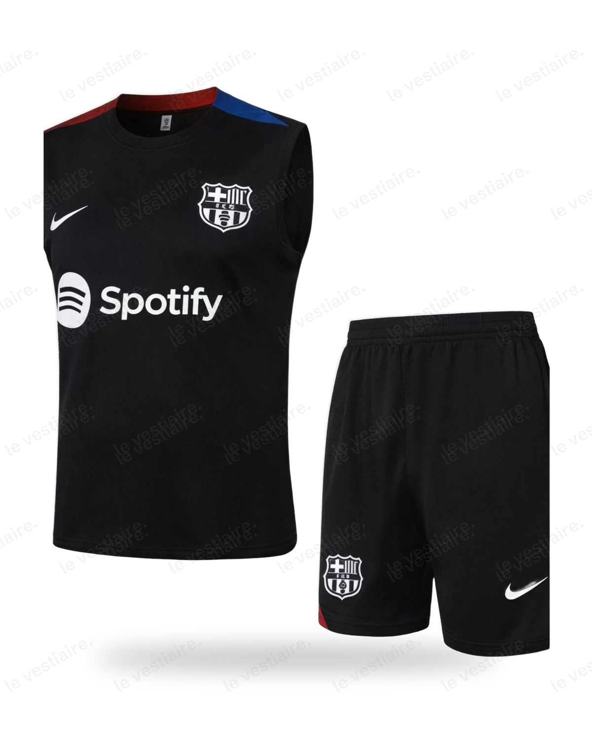 FC Barcelone - Maillot Entraînement Sans Manches Noir 2024/25 — Le Vestiaire