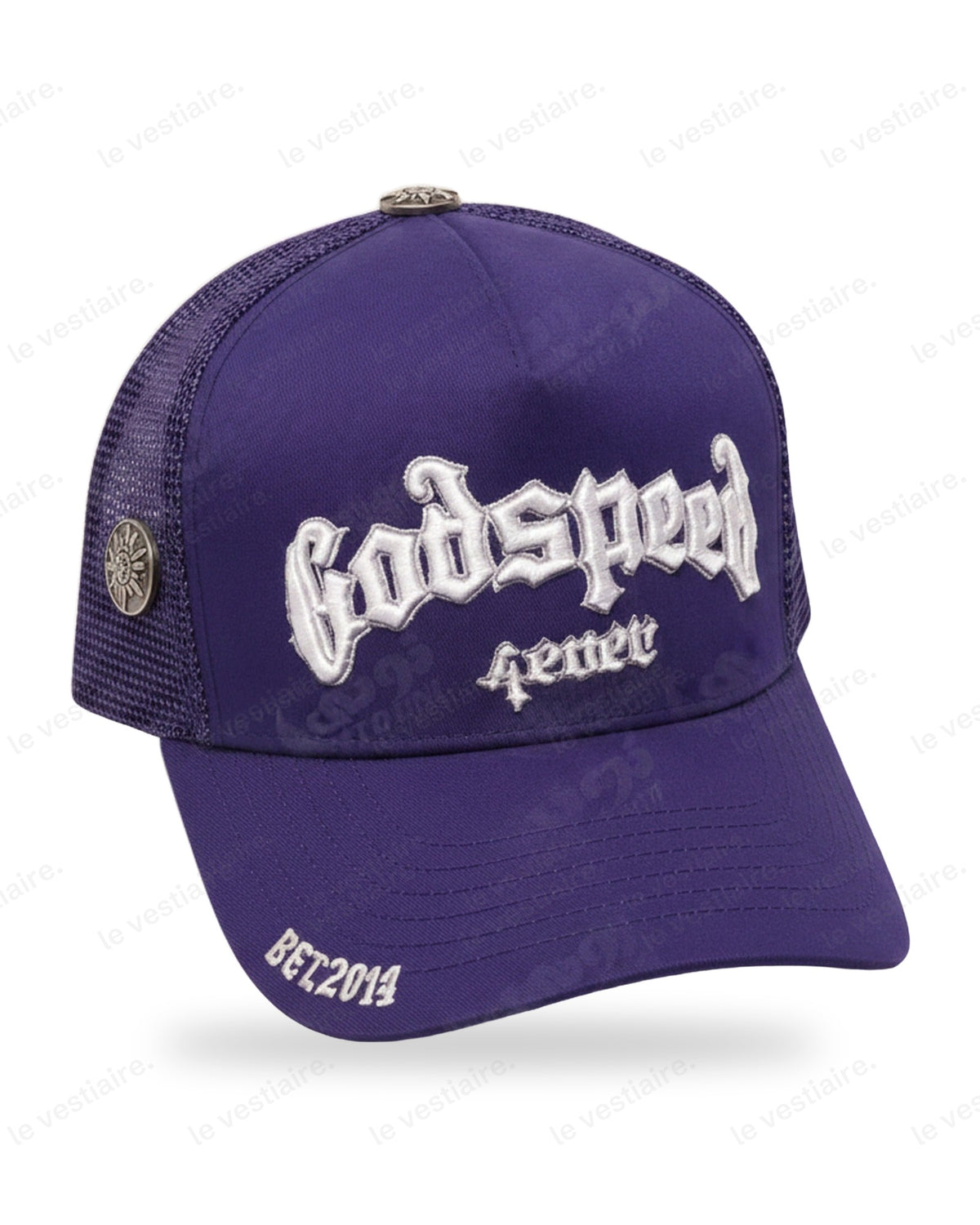 Casquette Godspeed – Violet & Blanc (Trucker) — Le Vestiaire