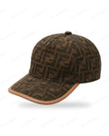 Casquette Monogramme Bord Cuir - Marron — Le Vestiaire