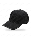Casquette Monogramme Bord Cuir - Noir — Le Vestiaire