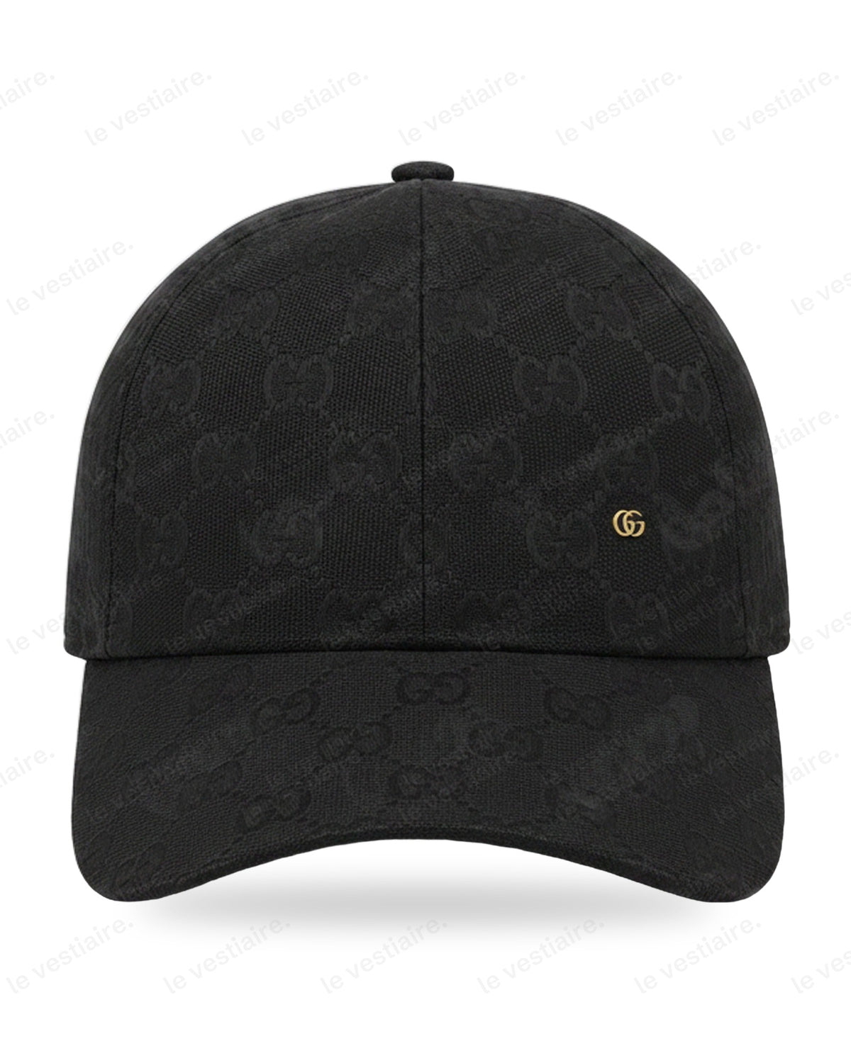 Casquette Monogramme Logo Or - Noir — Le Vestiaire