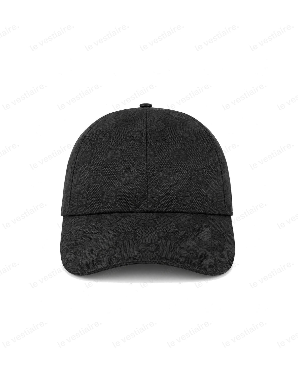 Casquette Monogramme Toile - Noir