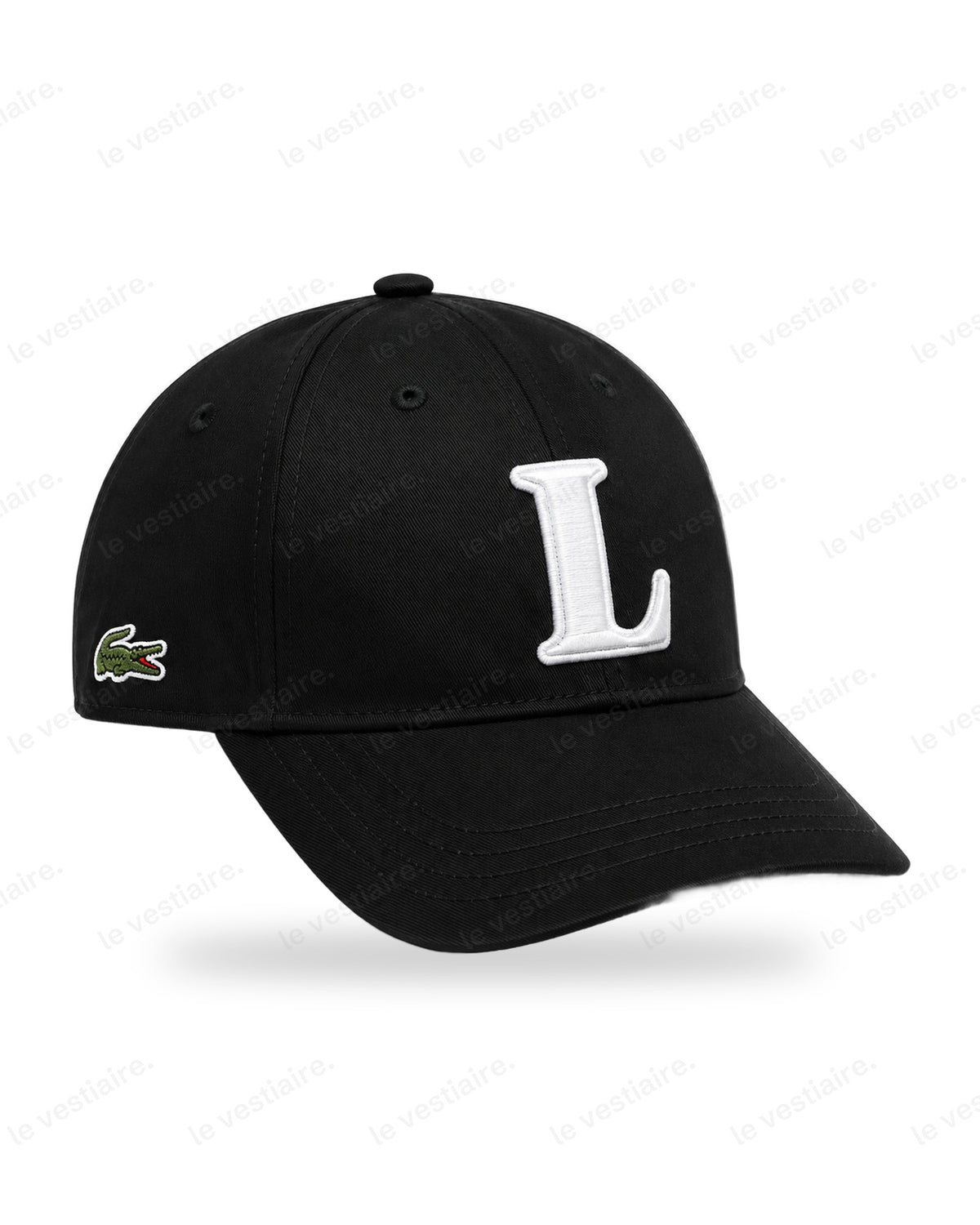 Casquette Lacoste Lettre L – Noir