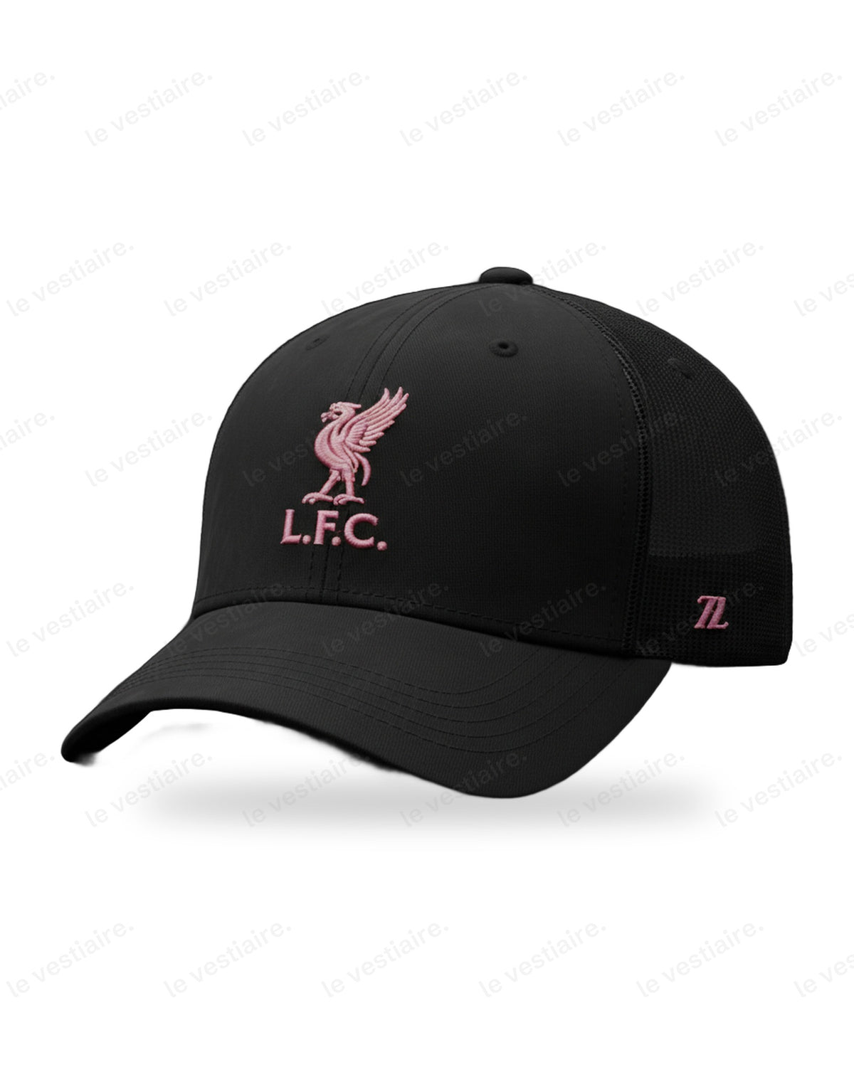 Casquette Liverpool FC – Noir Logo Rose