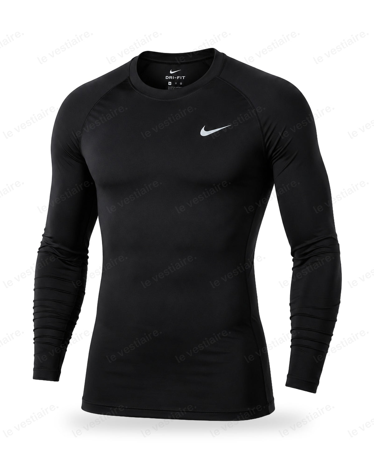 Sous-Maillot de Compression Manches Longues Noir