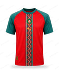 Maillot Pre-Match d'Entraînement 2026-2028 Rouge Vert Zelige