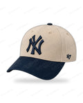 Casquette NY Yankees – Beige & Marine