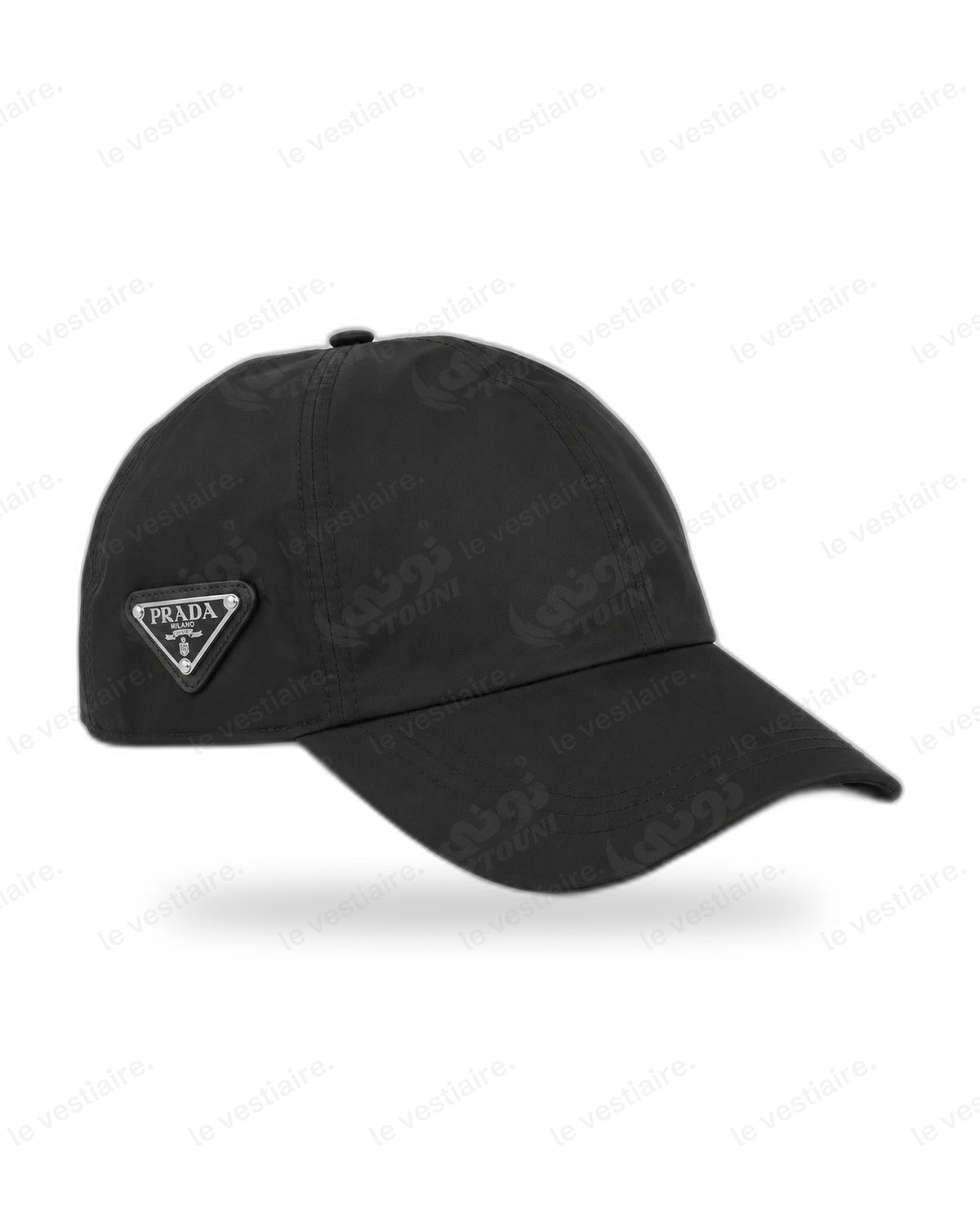 Casquette Nylon Plaque - Noir