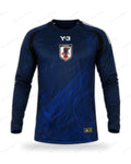 Japon - Maillot Y-3 Bleu Marine Manches Longues 2024